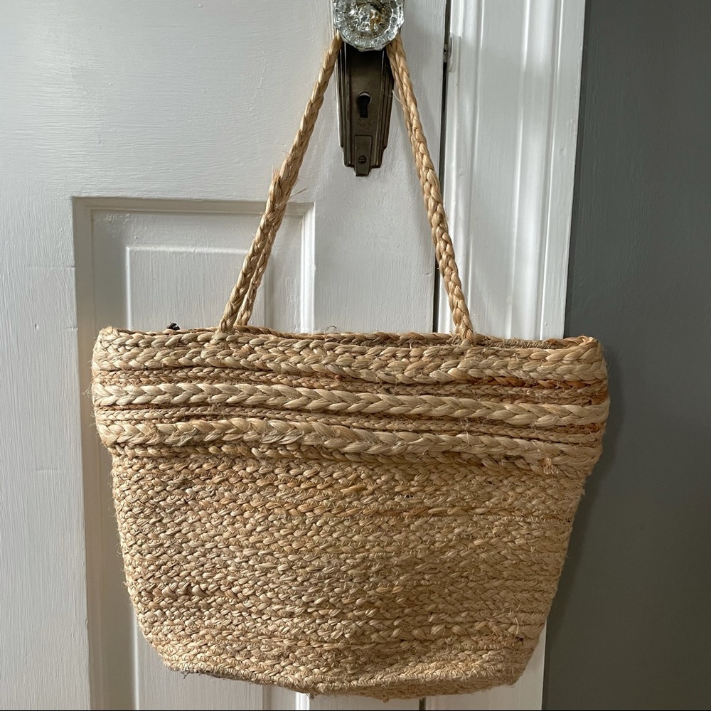 Zara Straw Tote Bag